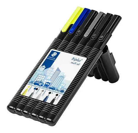 Sada na písanie, 6-kusová, STAEDTLER "Triplus® multi set 34” 2