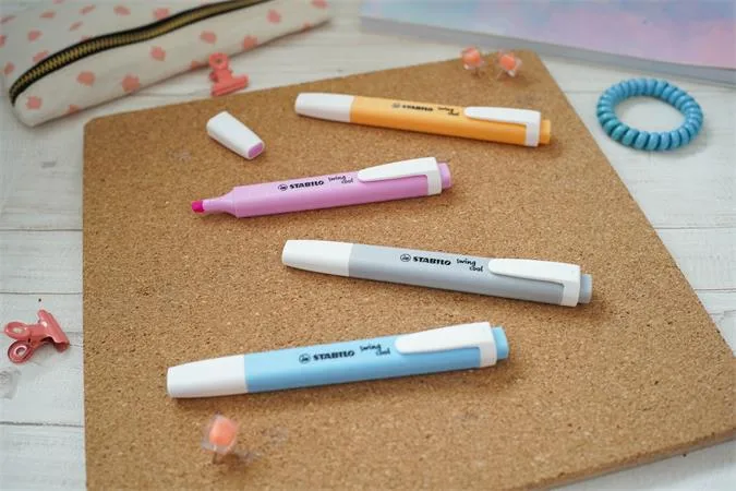 Zvýrazňovač, 1-4 mm, STABILO "Swing Cool Pastel", sivý 3
