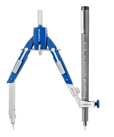 Kružidlo, 4 ks sada, precízne, STAEDTLER "Mars® comfort 552" 2