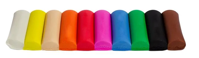 Plastelína, 200 g, 10 pastelových farieb, KORES "Plastilina" 2