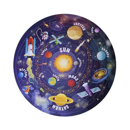 Puzzle, okrúhle, 48 ks, APLI Kids "Circular Puzzle", hviezdna sústava 2