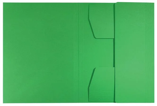 Doska s chlopňami, kartón, A4, LEITZ "Recycle", zelená 3