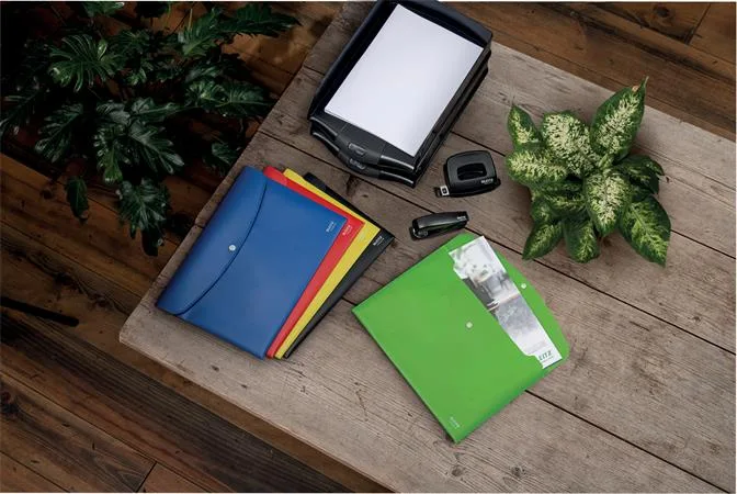 Puzdro na dokumenty, A4, PP, na patent, LEITZ "Recycle", zelená 4