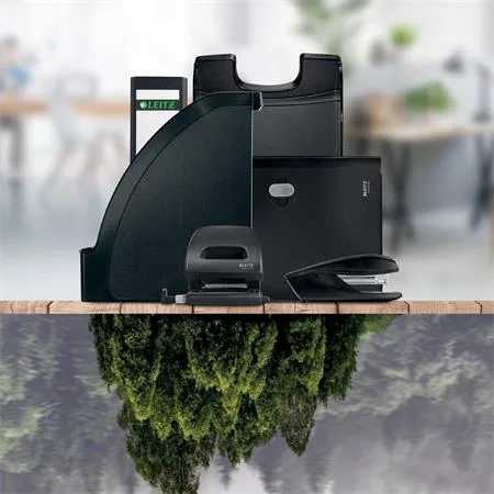 Zošívačka, 4/6, 26/6, 30 listov, LEITZ "Recycle NeXXt", čierna 5