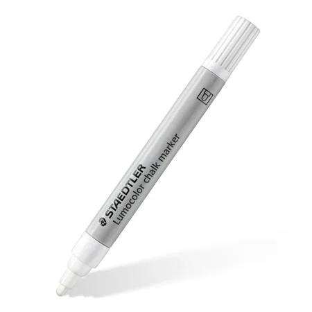Kriedový popisovač, sada, 2,4 mm, kužeľový hrot, STAEDTLER "Lumocolor® 344", 8 rôznych farieb 2