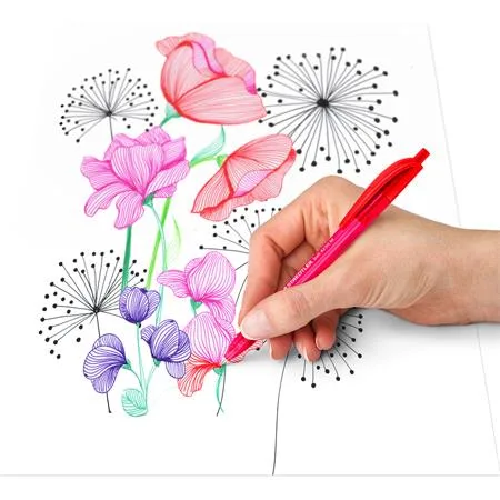 Guľôčkové pero, 1 mm, stláčací mechanizmus, STAEDTLER® "4230 M", 8 rôznych farieb 5