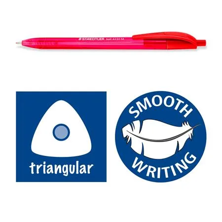 Guľôčkové pero, 1 mm, stláčací mechanizmus, STAEDTLER® "4230 M", 8 rôznych farieb 7