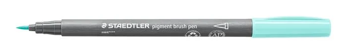 Fixka v tvare štetca, sada, STAEDTLER "Pigment brush 371", 12 rôznych pastelových farieb 3