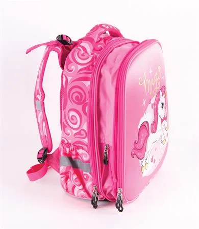 Batoh, anatomický, PULSE "Anatomic Cube Pink Magic", ružový 3
