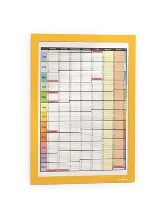 Informačný panel, so samolepiacou zadnou stranou, A4, DURABLE "DURAFRAME®", žltá 3