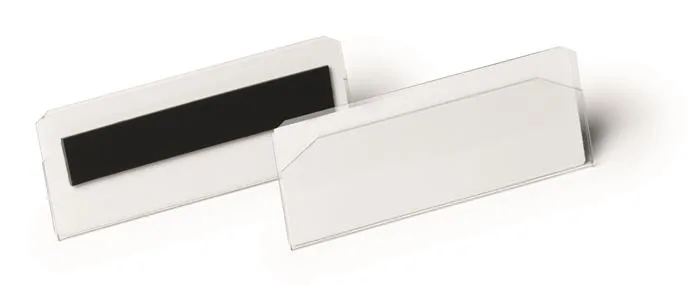 Logistické vrecko, 100x38 mm, ležaté, DURABLE, magnetické, priehľadné 2