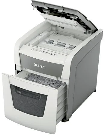 Skartovací stroj, krížový rez, 50 listov, LEITZ "IQ AutoFeed SmallOffice 50 P4 Pro" 2