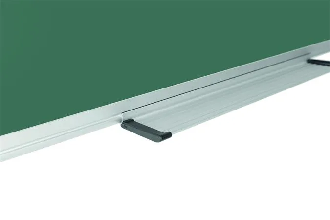 Tabuľa popisovateľná kriedou, zelený povrch, nemagnetická, 120x240 cm, hliníkový rám 5
