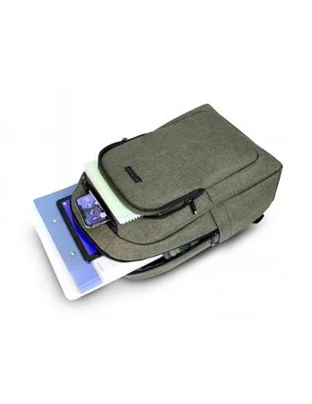 Batoh na notebook, 15,6", URBAN FACTORY "CYCLEE CITY ECO", khaki 5