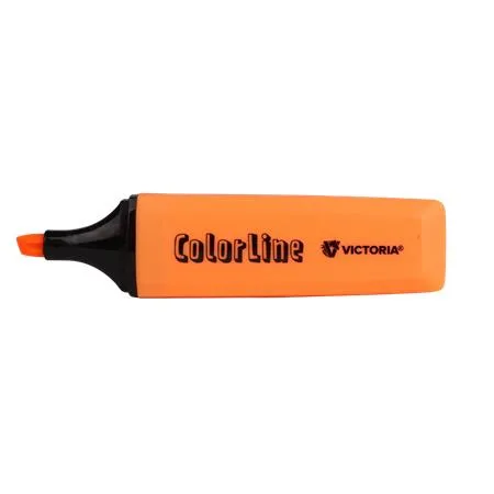 Zvýrazňovač, 1-5 mm, VICTORIA OFFICE, "ColorLine", oranžová 2