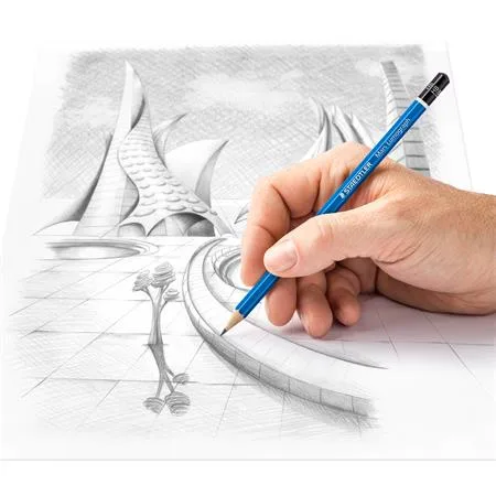 Grafitová ceruzka, sada, v kovovej krabičke, šesťhranná, STAEDTLER "Mars® Lumograph® 100", 24 rôznych tvrdostí 5