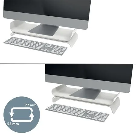 Stojan pod monitor, LEITZ "Ergo", svetlosivá 2
