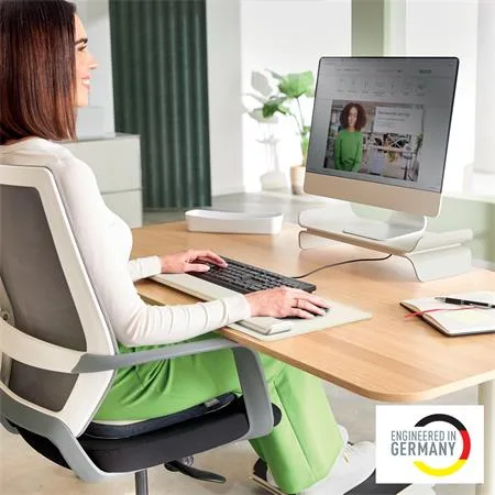 Stojan pod monitor, LEITZ "Ergo", svetlosivá 3