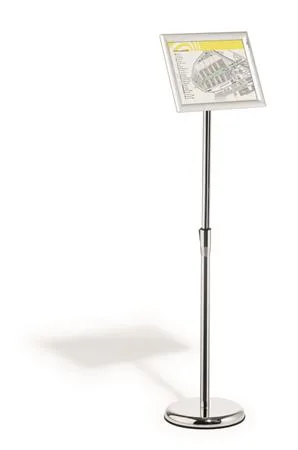 Tabuľa na plagáty, stojanový, A4, hliníkový rám, DURABLE 4