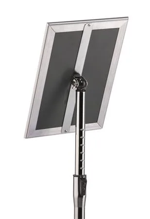 Tabuľa na plagáty, stojanový, A4, hliníkový rám, DURABLE 5