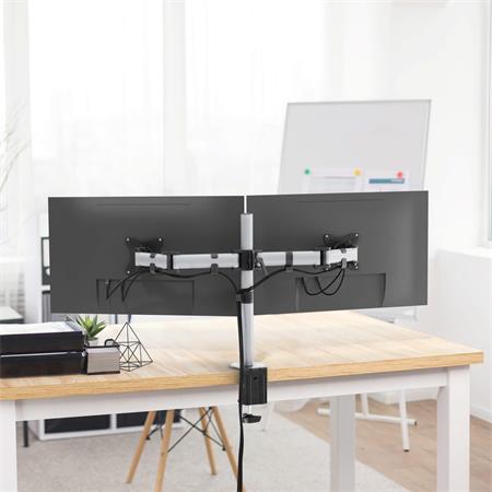 Rameno na monitor, pre dve obrazovky, DURABLE "Select" 3