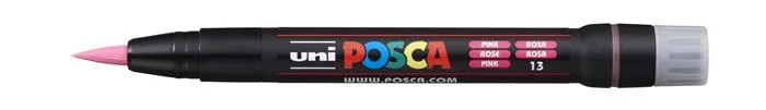 Štetcový popisovač, UNI "Posca PCF-350", ružová 2
