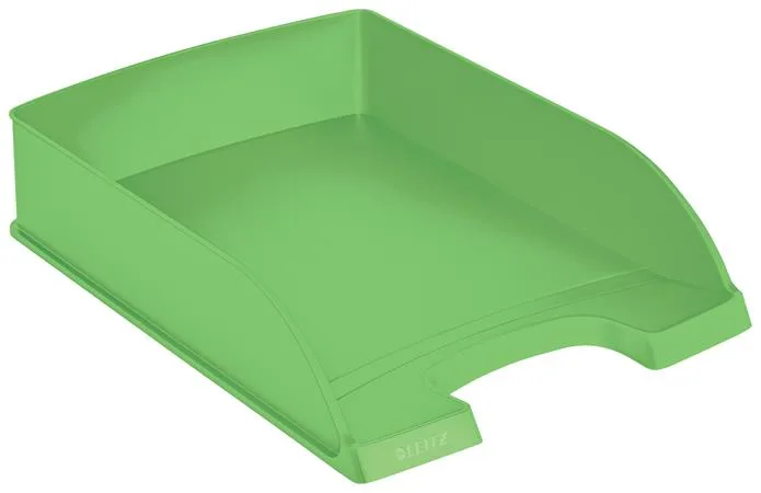 Odkladač, plastový, A4, LEITZ "Recycle", zelená 2