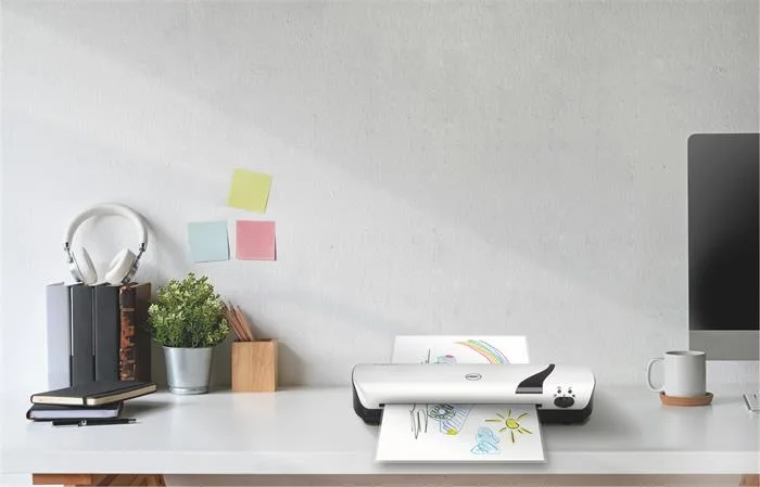 Laminovací stroj, A4, 75-125 mikron, GBC "Inspire+", biela 5