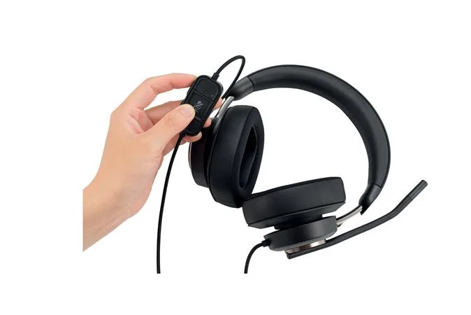 Náhlavné slúchadlá, s mikrofónom, USB-C, KENSINGTON "H2000" 2