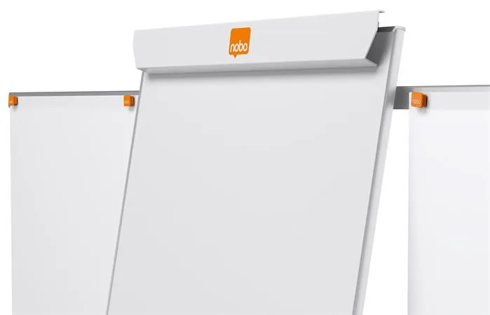 Flipchartová tabuľa, magnetický povrch, 2 pomocné ramená, NOBO "Essentials", biela 6