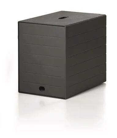 Zásuvkový box, plastový, 7 zásuviek, DURABLE "Idealbox Plus", antracitová 2