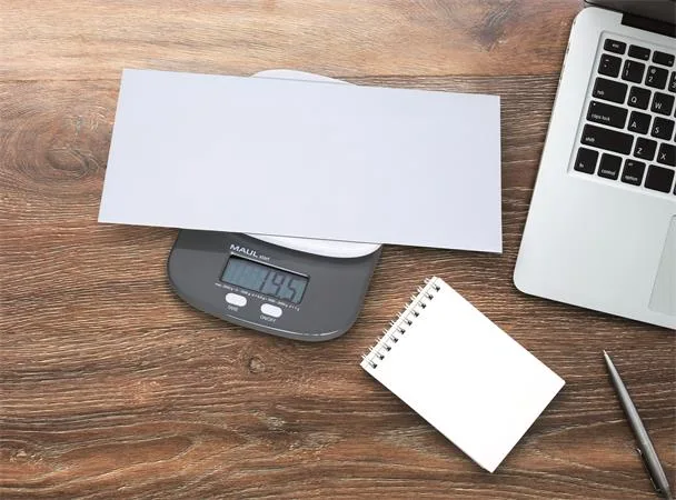 Váha na listy, digitálna, nosnosť 2 kg, MAUL "Start", sivá 3
