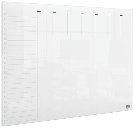 Plánovacia tabuľa, akrylová, týždenná, nástenná/stolná, A3, NOBO "Home" 2