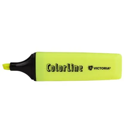 Zvýrazňovač, 1-5 mm, VICTORIA OFFICE, "ColorLine", žltá 2