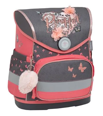 Školská taška, uzatváranie na magnet, BELMIL "Compact Bloomy Blossom" 2