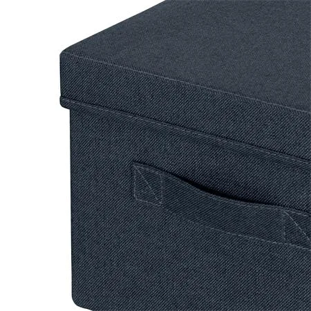 Úložný box, textilný, rozmer M, LEITZ "Fabric", zamatová sivá 4