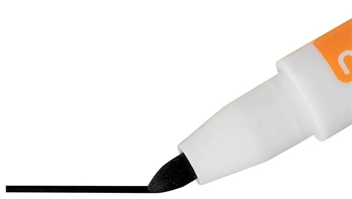 Popisovač na tabule, kužeľový hrot, 2 mm, s magnetickým uzáverom, NOBO, čierna 4