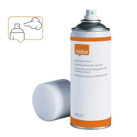 Čistiaci aerosólový sprej na biele tabule 400 ml, NOBO "Clene Plus" 2