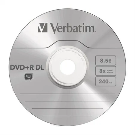 DVD+R disk, dvojvrstvový, 8,5GB, 8x, 1 ks, klasický obal, VERBATIM "Double Layer" 2