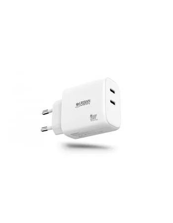 Sieťová nabíjačka, 2xUSB-C (20W+45W), URBAN FACTORY 2