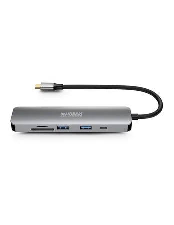 USB HUB, USB-C/USB 3.0/HDMI/SD/mSD, URBAN FACTORY 3