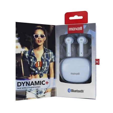 Slúchadlá, bezdrôtové, Bluetooth 5.3, s mikrofónom, MAXELL "Dynamic+", svetlomodrá 3