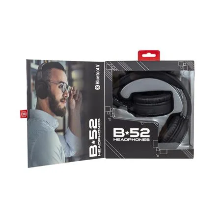 Náhlavné slúchadlá, bezdrôtové, Bluetooth, s mikrofónom, MAXELL "B-52", čierna 3