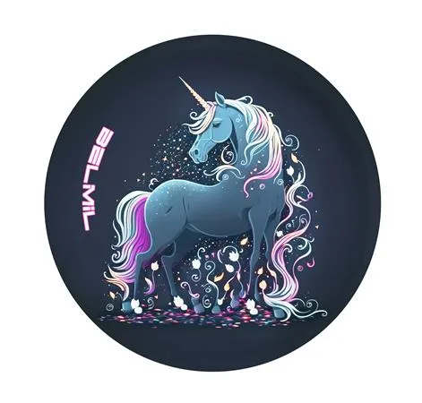 Emblém, na suchý zips, k taškám Classy Plus, BELMIL "Unicorn Dream" 4