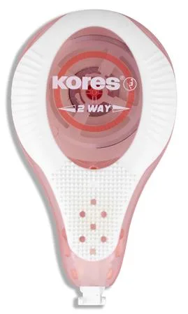 Korekčný roller, 4,2 mm x 8 m, KORES "2WAY Pastel", mix pastelových farieb 5