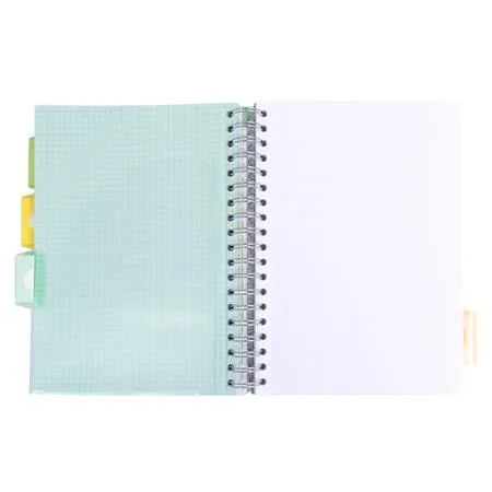 Špirálový zošit, B5, PUKKA PAD "Study book", sivá 2