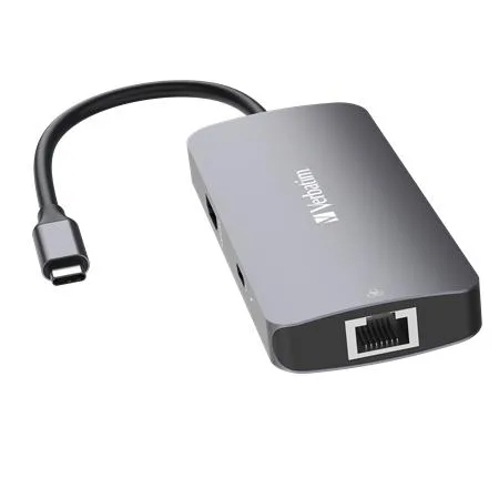 USB HUB, USB-C PD/1xHDMI/1xRJ45/2xUSB-A 3.2 Gen1, VERBATIM 2