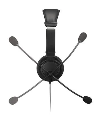 Náhlavné slúchadlá, s mikrofónom, 3,5 mm jack, KENSINGTON 2