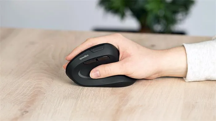 Myš, bezdrôtová, optická, vertikálna, USB, SPEEDLINK "Piavo Pro", čierna 5