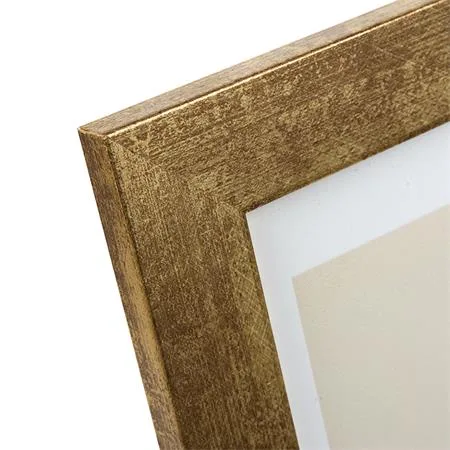 Obrazový rám, drevený, 13x18 cm, "Goldbuch Ian", zlatá 2